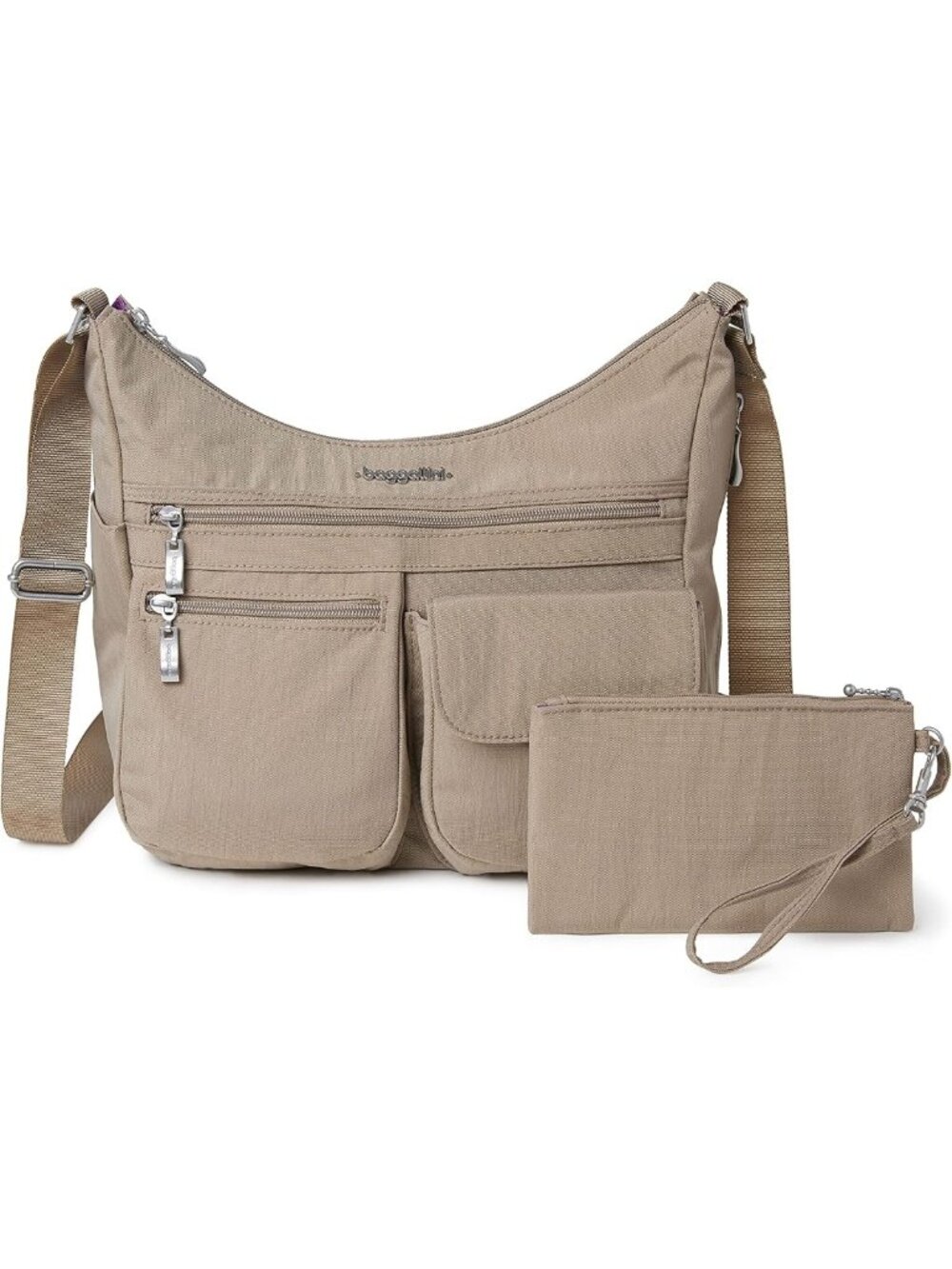 Lightweight Water-Resistant Crossbody Hobo Bag with RFID - Perfect Travel
